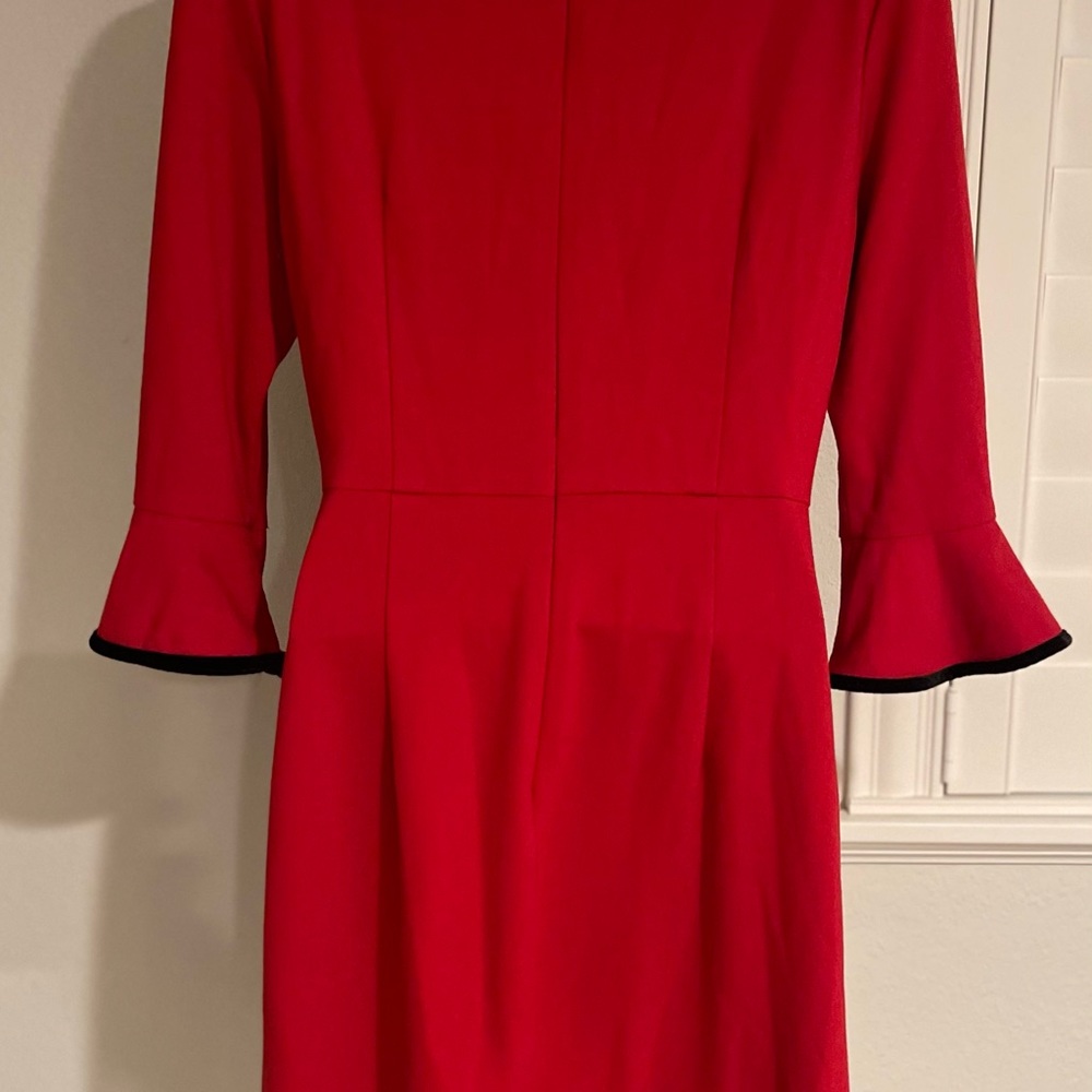 Beautiful red dress.  Be ready for Christmas.
